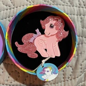 Erstwilder My Little Pony Cotton Candy Brooch NIB